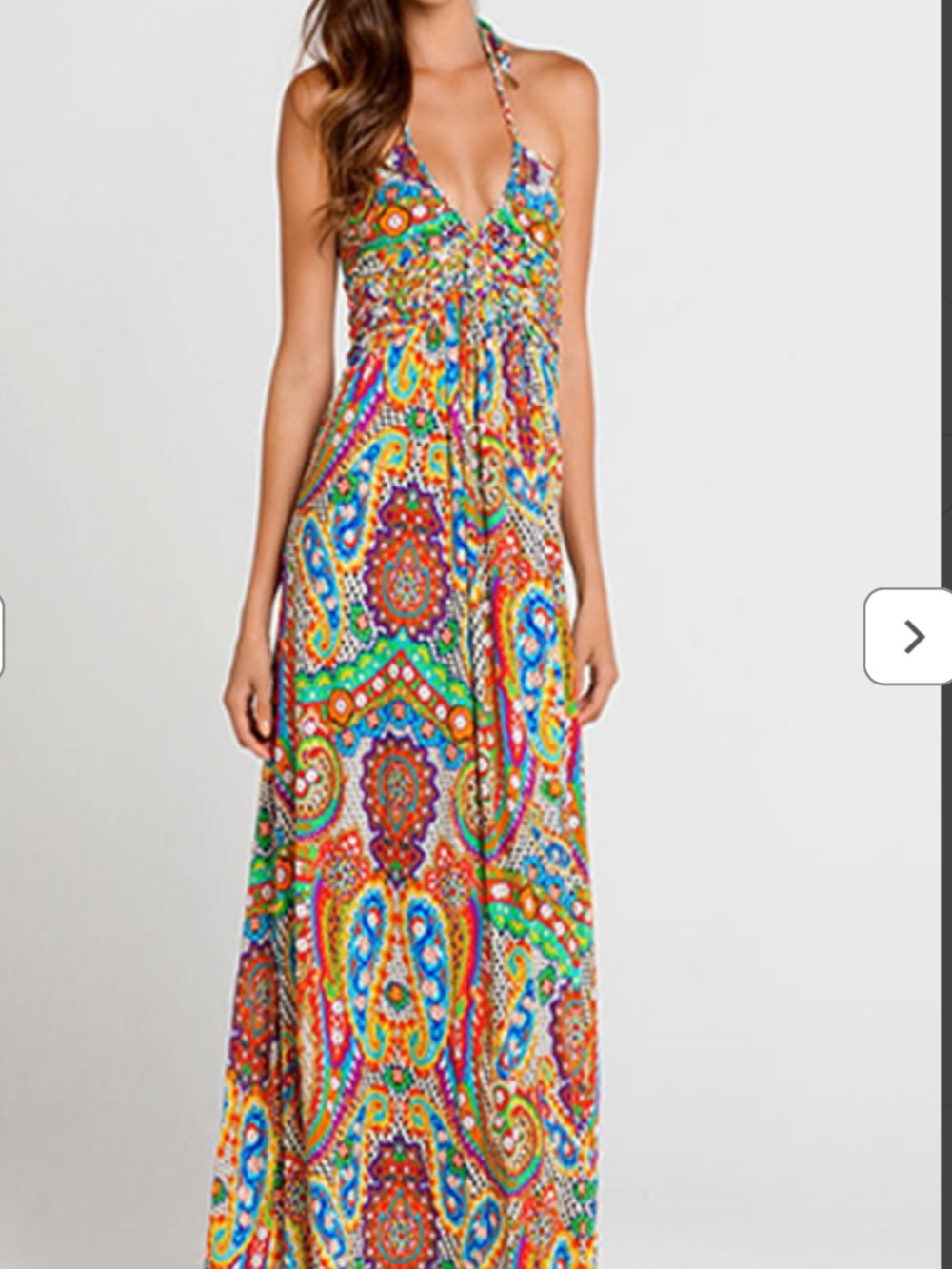 LULI  FAMA Halter Maxi Dress